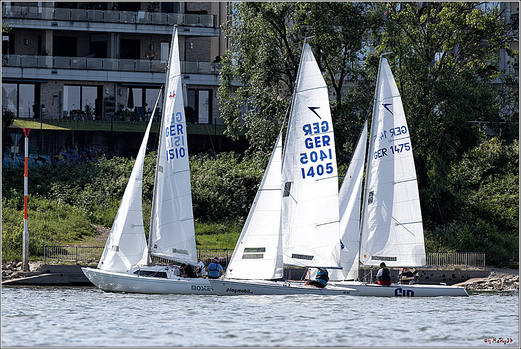 100 Jahre Rheinwoche 2022 - 1. Wettfahrt Porz - Hitdorf, 03.06.2022,